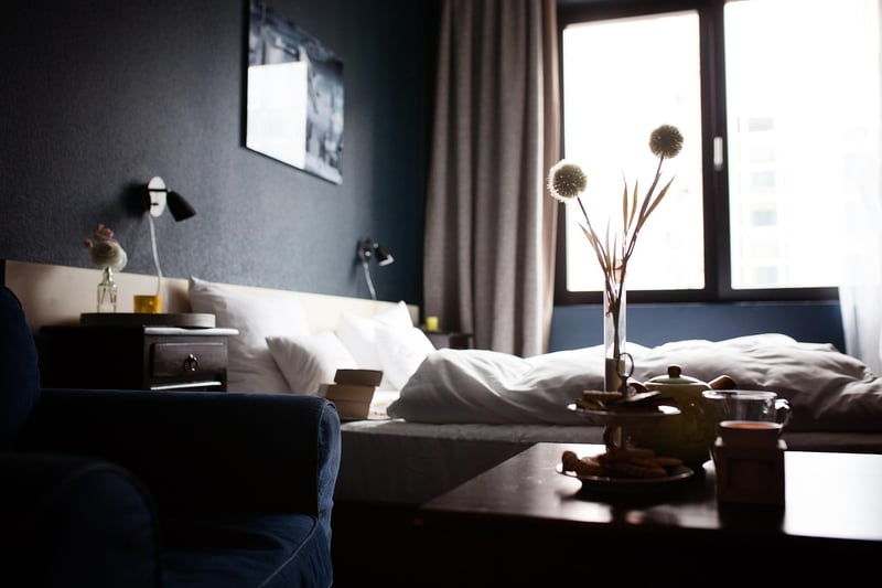 Fairy Lights Above Bed